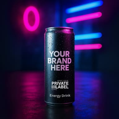 Private Label Energy Drink Can